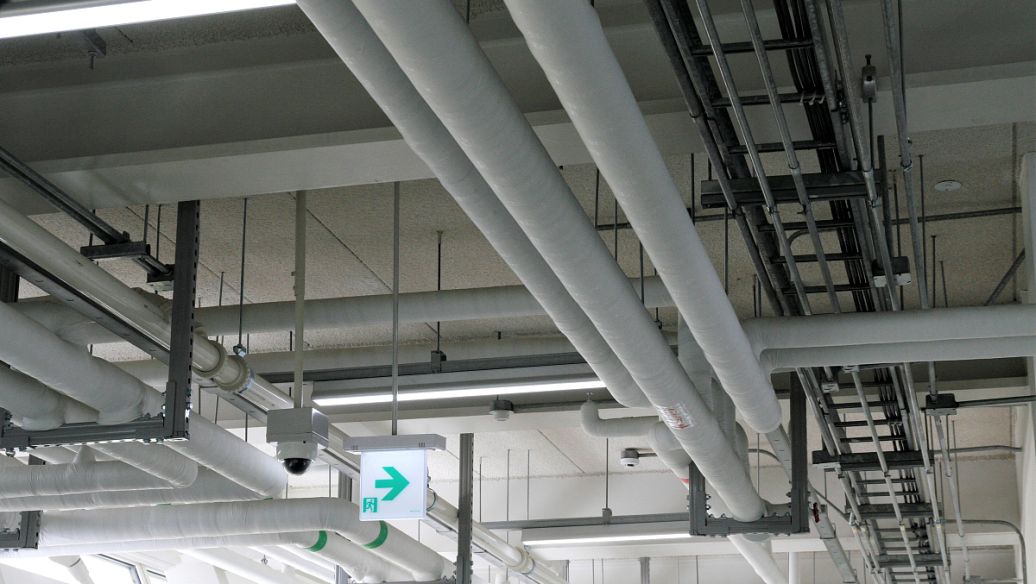 大型商場地下通風管道安裝解決方案